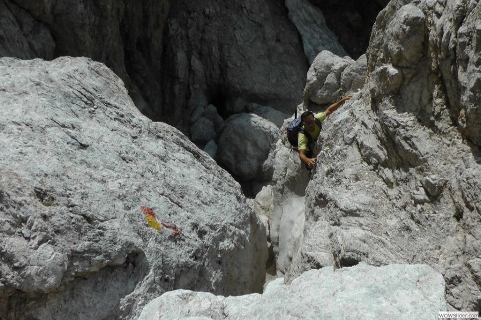 Si arrampica su roccia buona