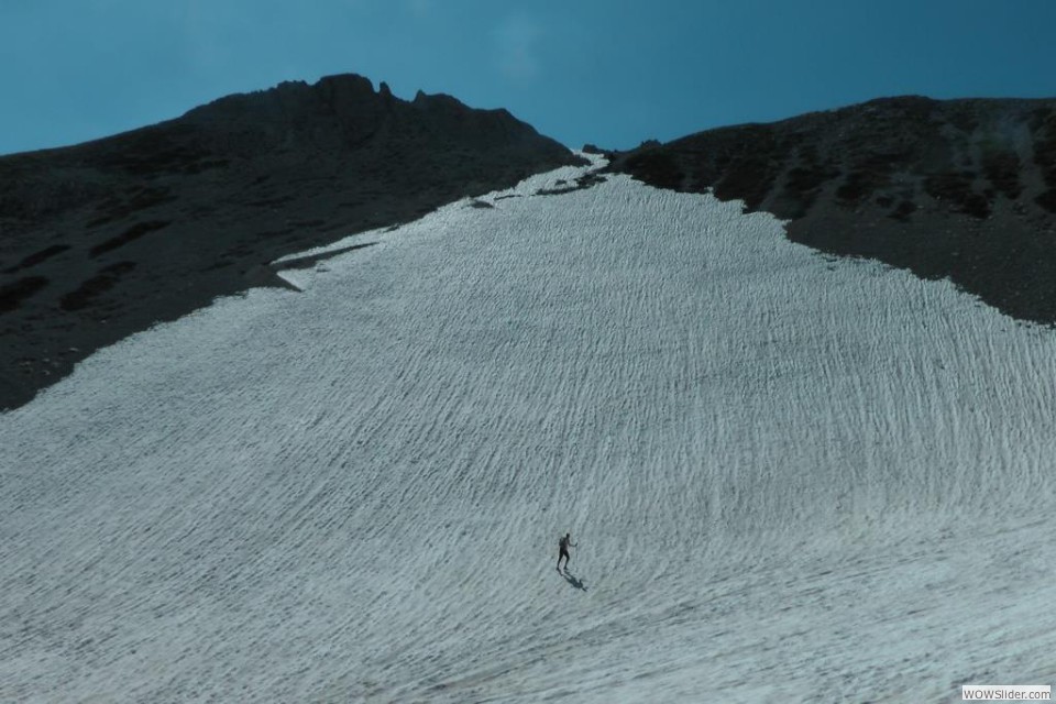 A l'immenso nevaio