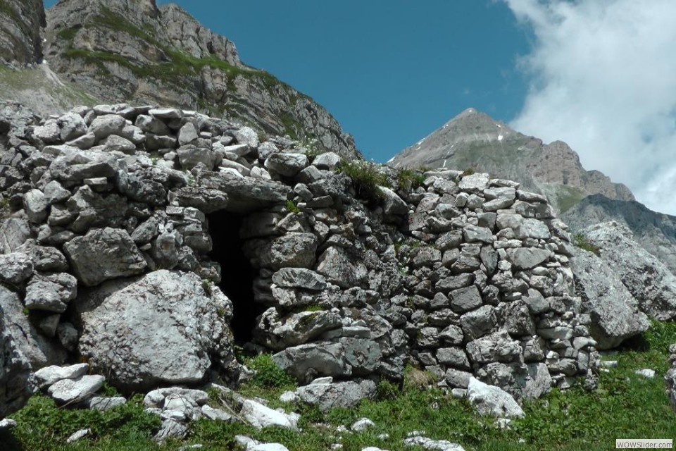 P La finta cupola con copertura a zolle